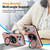 iPhone 18 Pro Max / 17 Pro Max Alloy Rotating Holder MagSafe Shockproof Phone Case - Rose Gold