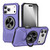 iPhone 18 Pro Max / 17 Pro Max Alloy Rotating Holder MagSafe Shockproof Phone Case - Violet