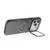 iPhone 18 Pro Max / 17 Pro Max BIBERCAS Wave Texture Magnetic TPU Phone Case - Black
