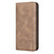 iPhone 18 Pro Max / 17 Pro Max BINFEN COLOR Calfskin Texture Magnetic RFID Vegan Leather Phone Case - Brown