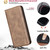 iPhone 18 Pro Max / 17 Pro Max BINFEN COLOR Calfskin Texture Magnetic RFID Vegan Leather Phone Case - Brown