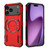 iPhone 18 Pro Max / 17 Pro Max Butterfly Armor MagSafe Magnetic Ring Shockproof Phone Case - Red