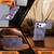 iPhone 18 Pro Max / 17 Pro Max Camera Sliding Shield Magnetic Rotation Holder Phone Case - Purple