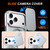 iPhone 18 Pro Max / 17 Pro Max Camera Sliding Shield Magnetic Rotation Holder Phone Case - Silver