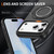 iPhone 18 Pro Max / 17 Pro Max Carbon Fiber Gear Holder C Type MagSafe Phone Case - Black