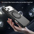 iPhone 18 Pro Max / 17 Pro Max Carbon Fiber Gear Holder C Type MagSafe Phone Case - Bright Grey + Black