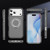 iPhone 18 Pro Max / 17 Pro Max Carbon Fiber Gear Holder C Type MagSafe Phone Case - Bright Grey+Grey