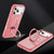 iPhone 18 Pro Max / 17 Pro Max Carbon Fiber Gear Holder C Type MagSafe Phone Case - Bright Pink + Pink
