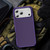 iPhone 18 Pro Max / 17 Pro Max Carbon Fiber Texture Skin-feel Acrylic TPU Phone Case - Purple