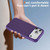 iPhone 18 Pro Max / 17 Pro Max Carbon Fiber Texture Skin-feel Acrylic TPU Phone Case - Purple