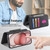 iPhone 18 Pro Max / 17 Pro Max CaseNeo MagSafe RFID Anti-theft Retro Leather Phone Case - Black