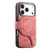 iPhone 18 Pro Max / 17 Pro Max CaseNeo MagSafe RFID Anti-theft Retro Leather Phone Case - Pink
