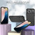 iPhone 18 Pro Max / 17 Pro Max Commuter Shockproof TPU + PC Phone Case - Black