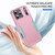 iPhone 18 Pro Max / 17 Pro Max Commuter Shockproof TPU + PC Phone Case - Pink+Grey Green
