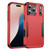 iPhone 18 Pro Max / 17 Pro Max Commuter Shockproof TPU + PC Phone Case - Red+Black
