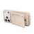 iPhone 18 Pro Max / 17 Pro Max Crossbody Lanyard Zipper Wallet Leather Phone Case - Beige