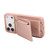 iPhone 18 Pro Max / 17 Pro Max Crossbody Lanyard Zipper Wallet Leather Phone Case - Rose Gold