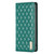 iPhone 18 Pro Max / 17 Pro Max Diamond Lattice Magnetic Leather Flip Phone Case - Green