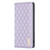 iPhone 18 Pro Max / 17 Pro Max Diamond Lattice Magnetic Leather Flip Phone Case - Purple