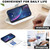 iPhone 18 Pro Max / 17 Pro Max Diamond Lattice Wallet Flip Leather Phone Case - White