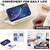 iPhone 18 Pro Max / 17 Pro Max Diamond Lattice Zipper Wallet Leather Flip Phone Case - White