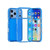 iPhone 18 Pro Max / 17 Pro Max Dual Color Clear Glitter TPU + TPE Full Coverage Phone Case - Blue