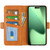 iPhone 18 Pro Max / 17 Pro Max Dual-side Magnetic Buckle Horizontal Flip Leather Phone Case - Yellow