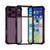 iPhone 18 Pro Max / 17 Pro Max Four-corner Shockproof TPU Hybrid Acrylic Phone Case - Cherry Red