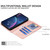 iPhone 18 Pro Max / 17 Pro Max Four-leaf Embossed Leather Phone Case - Pink