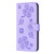 iPhone 18 Pro Max / 17 Pro Max Four-leaf Embossed Leather Phone Case - Purple