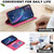 iPhone 18 Pro Max / 17 Pro Max Four-leaf Embossed Leather Phone Case - Rose Red