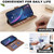iPhone 18 Pro Max / 17 Pro Max Geometric Pattern RFID Leather Phone Case - Brown