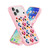 iPhone 18 Pro Max / 17 Pro Max Glittering Crystal Red Heart Pattern Magnetic Phone Case - Pink