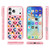 iPhone 18 Pro Max / 17 Pro Max Glittering Crystal Red Heart Pattern Phone Case - Pink