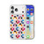 iPhone 18 Pro Max / 17 Pro Max Glittering Crystal Red Heart Pattern Phone Case - Transparent