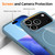 iPhone 18 Pro Max / 17 Pro Max Glossy TPU Shockproof MagSafe Phone Case with Lanyard - Blue