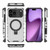 iPhone 18 Pro Max / 17 Pro Max Grating Holder Shockproof Phone Case - Transparent