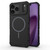 iPhone 18 Pro Max / 17 Pro Max Grating Solid Color MagSafe Magnetic Phone Case - Black