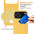 iPhone 18 Pro Max / 17 Pro Max Integrated Card Bag Solid Color Liquid Silicone Phone Case with Lanyard - Yellow