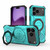 iPhone 18 Pro Max / 17 Pro Max J-20 Solid Color MagSafe Magnetic TPU+PC Phone Case - Lake Blue