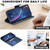 iPhone 18 Pro Max / 17 Pro Max Lambskin Texture Pure Color Flip Leather Phone Case - Blue