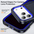 iPhone 18 Pro Max / 17 Pro Max Life Waterproof Rugged Phone Case - Dark Blue + Royal Blue