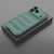 iPhone 18 Pro Max / 17 Pro Max Magic Shield TPU + Flannel Phone Case - Dark Green