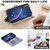 iPhone 18 Pro Max / 17 Pro Max Magnetic Buckle Rhombus Texture Leather Phone Case - Grey