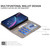 iPhone 18 Pro Max / 17 Pro Max Magnetic Buckle Rhombus Texture Leather Phone Case - Grey