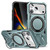 iPhone 18 Pro Max / 17 Pro Max MagSafe Magnetic Shockproof Phone Case with Ring Holder - Green