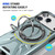 iPhone 18 Pro Max / 17 Pro Max MagSafe Magnetic Shockproof Phone Case with Ring Holder - Green