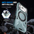 iPhone 18 Pro Max / 17 Pro Max MagSafe Magnetic Shockproof Phone Case with Ring Holder - Green