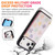 iPhone 18 Pro Max / 17 Pro Max Printed Double Buckle RFID Anti-theft Phone Case - Blossoming Flowers