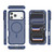 iPhone 18 Pro Max / 17 Pro Max Skin-friendly Magnetic PC + TPU Hybrid Shockproof Phone Case - Blue